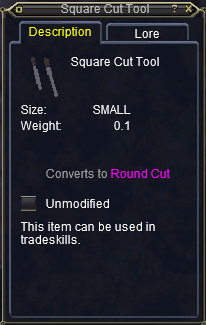 Square Cut Tool